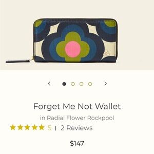 Orla Kiely Forget Me Not Wallet